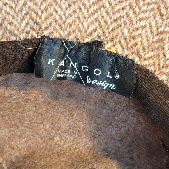 Kangol Vintage Tweed Herringbone Clipper Bucket Sherlock Holmes Vibes Hat - Picture 12 of 14